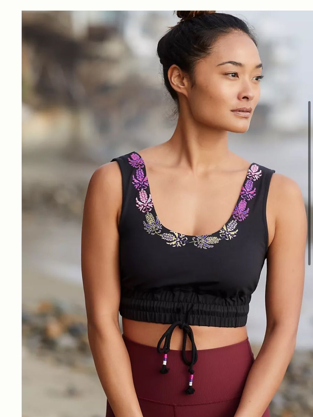 Free People Movement Friday Night Lights Crop Top- Discontinued